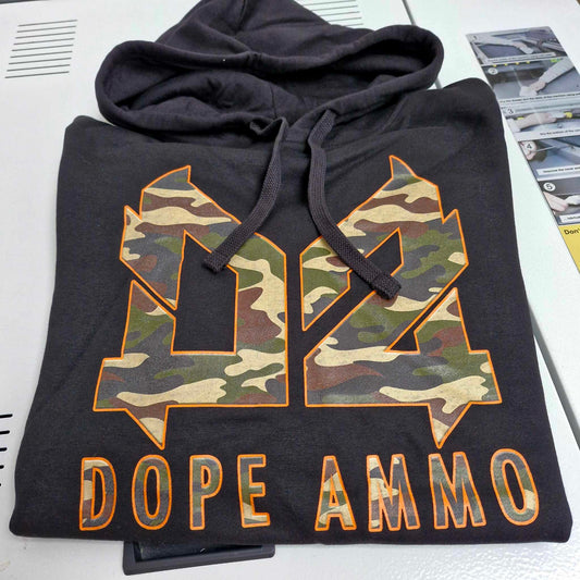 Dope Ammo Camo Hoodie - Black (L)