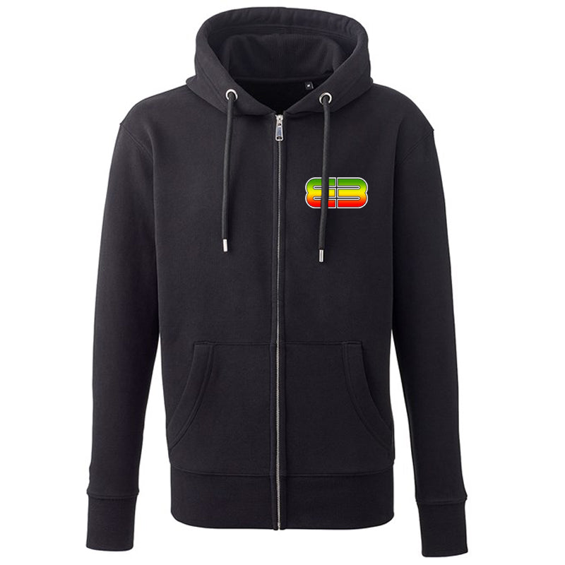 Elevated Bass Rasta Premium Zip Hoodie