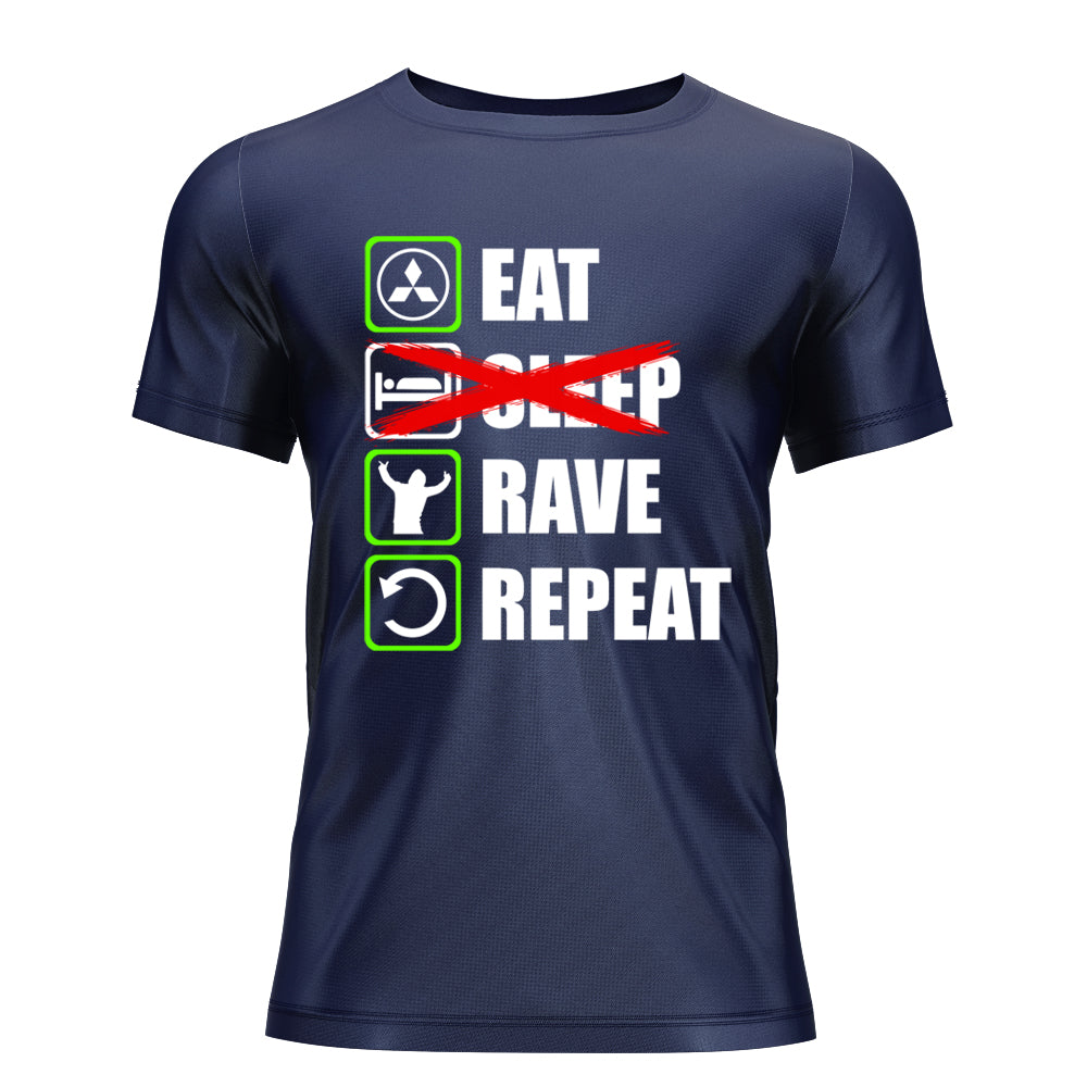 Eat, Rave, Repeat Organic T-Shirt