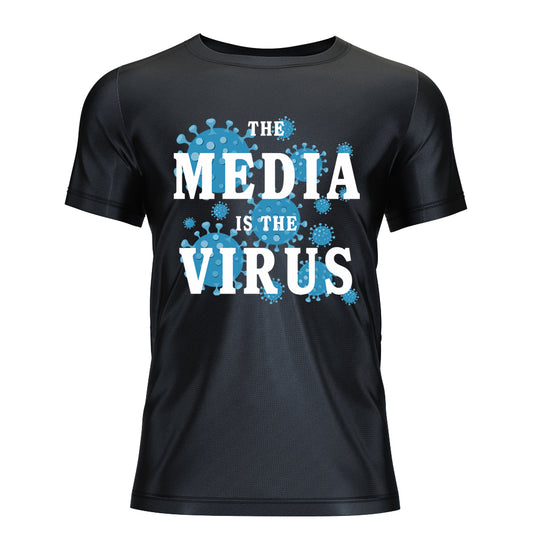 Media Is The Virus Organic T-Shirt