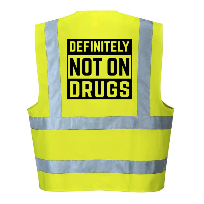 Not On Drugs Hi-Vis Vest (Yellow)