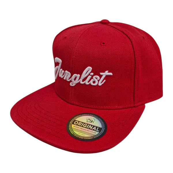 Junglist Script Snapback - Red