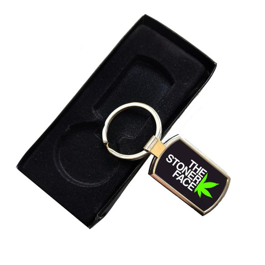 Stoner Face Keyring